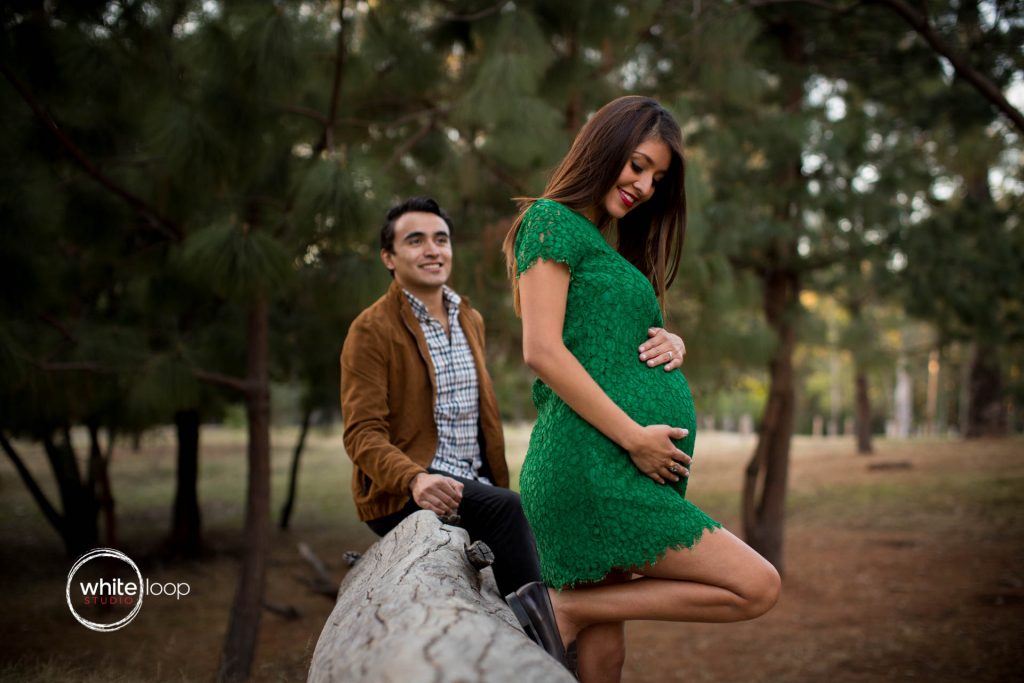 Vero, Misael and Santiago, Pregnancy session, Parque Colomos, Guadalajara, Mexico