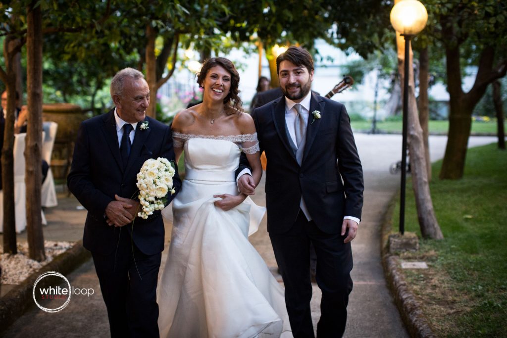 Antonella and Christian Wedding in Sorrento, Reception at Hotel Hilton Palace, Sorrento