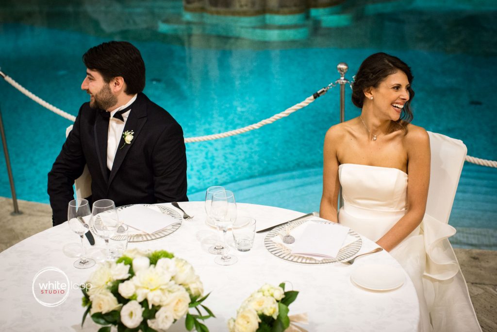 Antonella and Christian Wedding in Sorrento, Reception at Hotel Hilton Palace, Sorrento