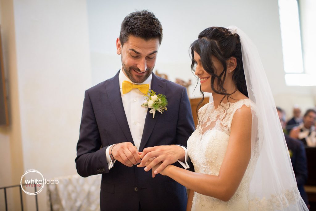 Silvia and Emanuele Wedding in Italy, Ceremony at Santa Maria dei Popoli, Preval by Alina Zardo