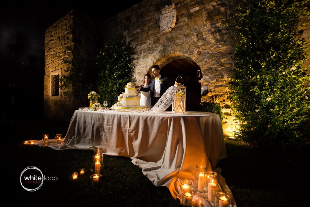 Silvia and Emanuele Wedding in Italy, Wedding Cake at Baronesse Tacco, San Floriano del Collio by Alina Zardo