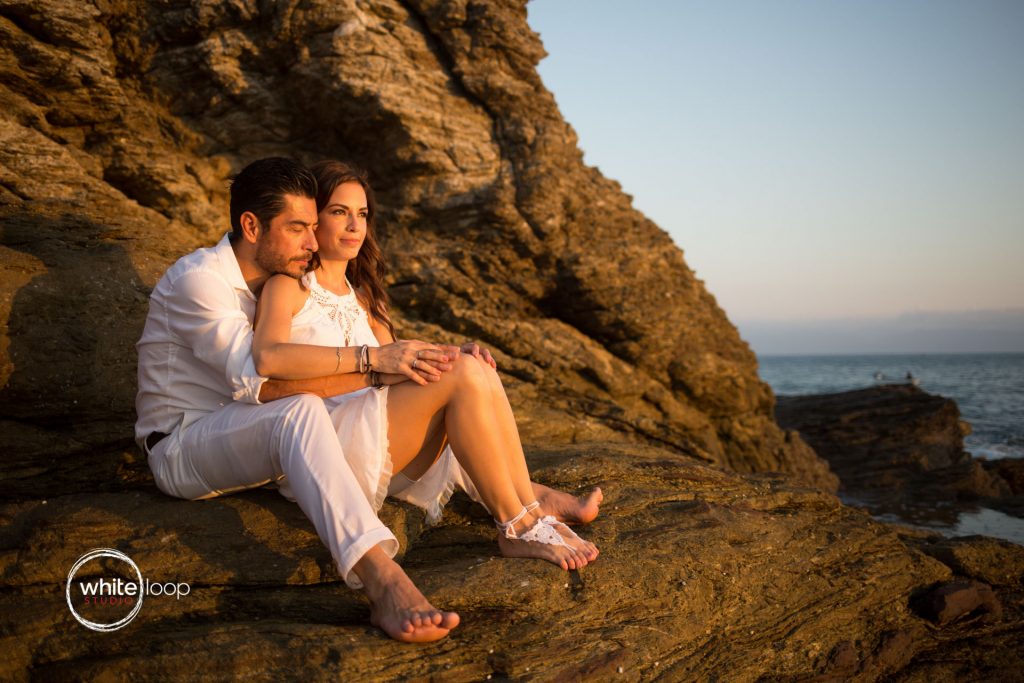 Anita and Ramon, engagement session in a virgin beach of Nayarit, Mexico
