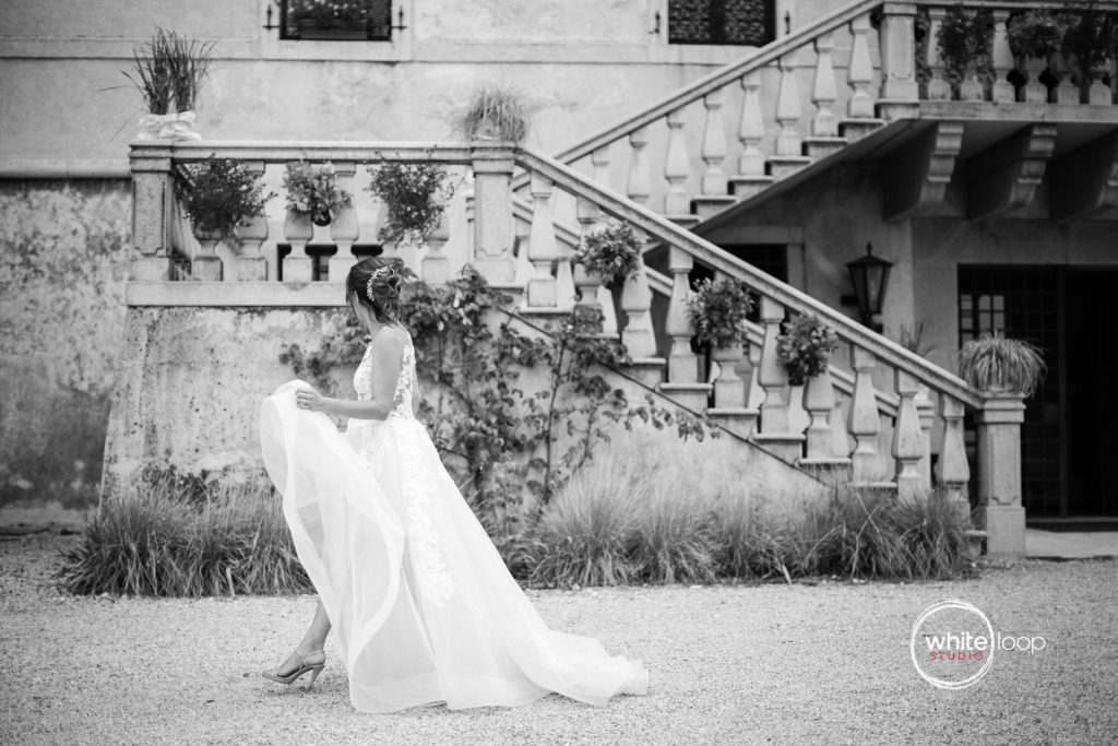 Sara and Riccardo Wedding, Bride Portrait, Castello di Susans, Gorizia, Italy