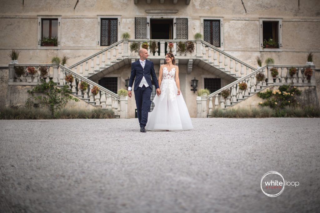 Sara and Riccardo Wedding, Bride and Groom Portrait, Castello di Susans, Gorizia, Italy